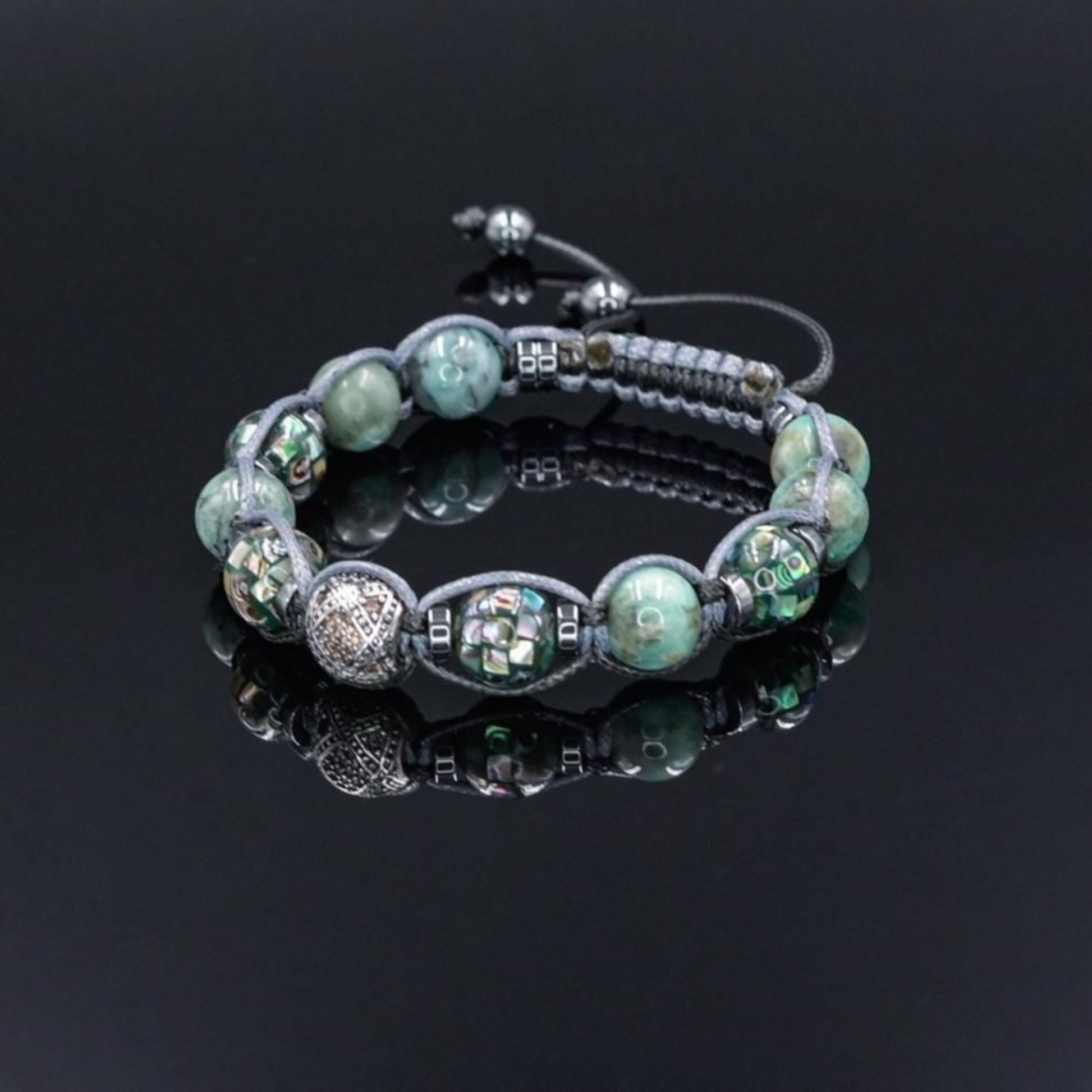 Emerald Bracelet Men, Men's Abalone Shell Emerald Braided Bracelet, Luxury Bracelet, Gift for Men, Gemstone Adjustable Bracelet, Men's Gift - Shamballa Bracelet - Birthstone Bracelet - Gemstone Bracelet Men - Chakra Bracelet - Macrame Bracelet - Healing Bracelet - Valinde - Shamballa Bracelet - Birthstone Bracelet - Gemstone Bracelet Men - Chakra Bracelet - Macrame Bracelet - Healing Bracelet - Valinde
