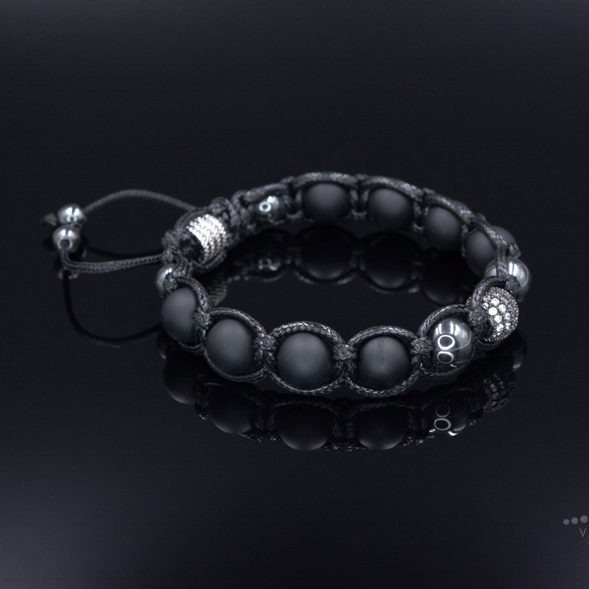 Men's Matte Agate Bracelet Beaded Bracelet Smoky Quartz Bracelet Gemstone Bracelet Macrame Bracelet   - Shamballa Bracelet - Mantra Bracelet  -  Birthstone Bracelet - Gemstone Bracelet Men - Chakra Bracelet - Macrame Bracelet - Healing Bracelet - Valinde Gift for Men
