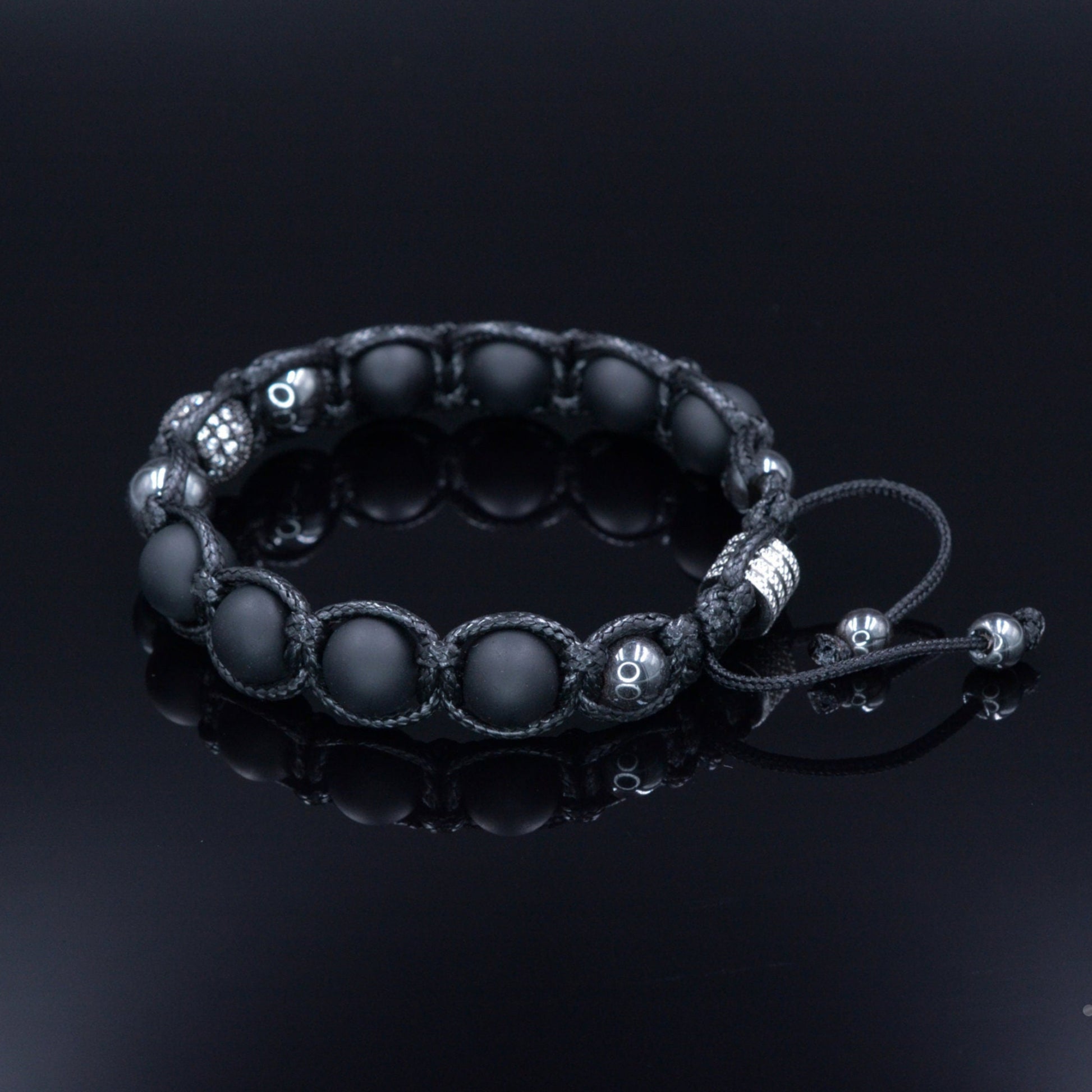 Men's Matte Agate Bracelet Beaded Bracelet Smoky Quartz Bracelet Gemstone Bracelet Macrame Bracelet   - Shamballa Bracelet - Mantra Bracelet  -  Birthstone Bracelet - Gemstone Bracelet Men - Chakra Bracelet - Macrame Bracelet - Healing Bracelet - Valinde Gift for Men
