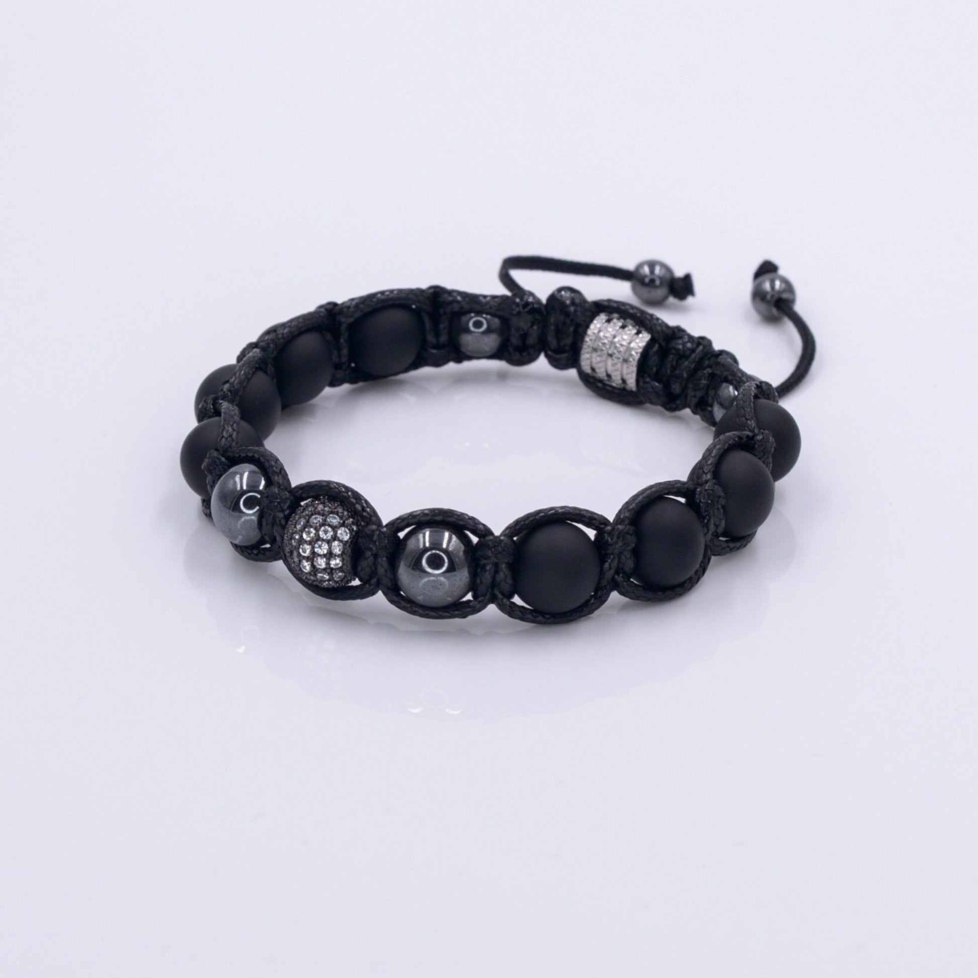 Men's Matte Agate Bracelet Beaded Bracelet Smoky Quartz Bracelet Gemstone Bracelet Macrame Bracelet   - Shamballa Bracelet - Mantra Bracelet  -  Birthstone Bracelet - Gemstone Bracelet Men - Chakra Bracelet - Macrame Bracelet - Healing Bracelet - Valinde Gift for Men
