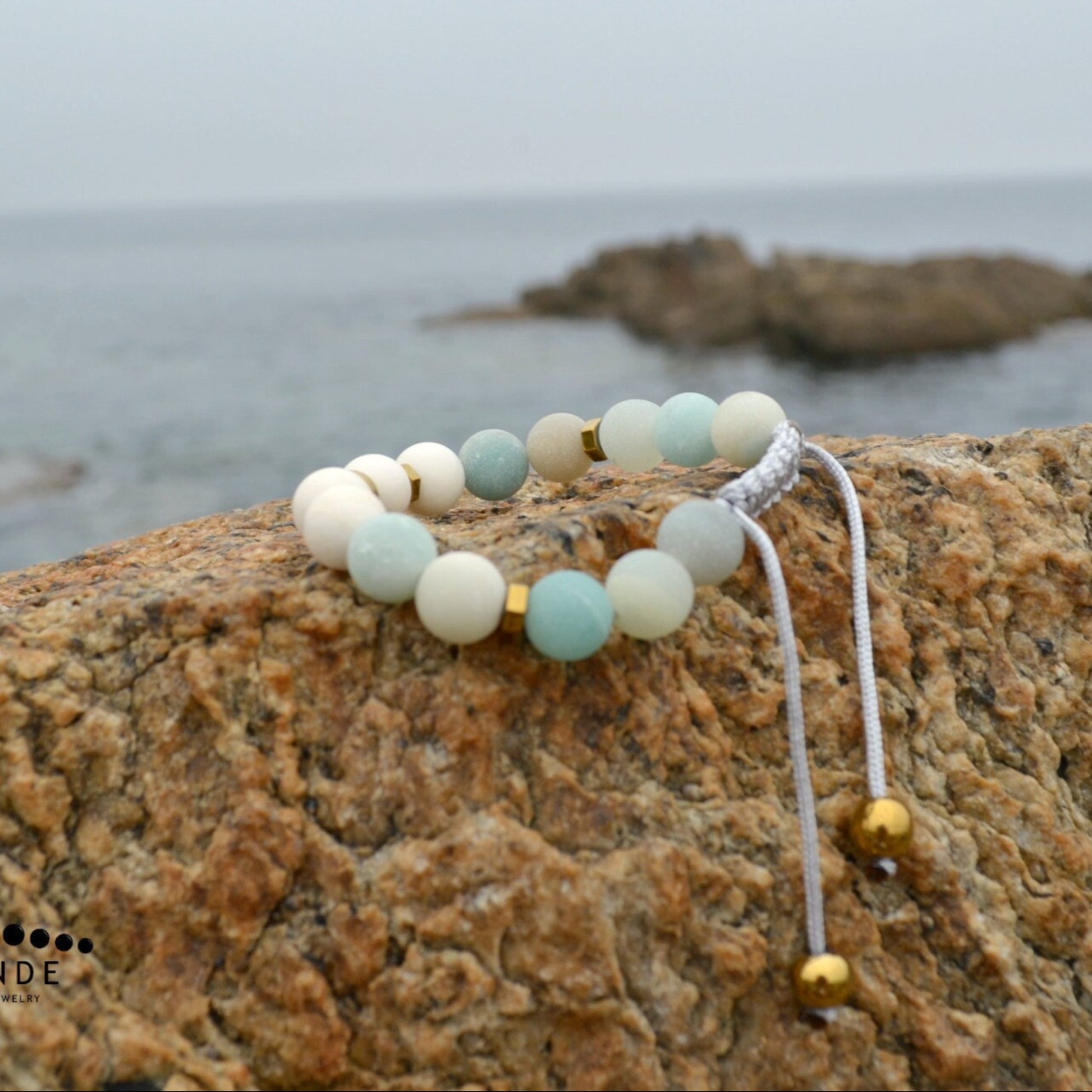 Amazonite Bracelet Women's Coral Bracelet Adjustable Gemstone Bracelet Gold Hematite Bracelet Macrame Bracelet Matte Amazonite Bracelet - Shamballa Bracelet - Birthstone Bracelet - Gemstone Bracelet Men - Chakra Bracelet - Macrame Bracelet - Healing Bracelet - Valinde
