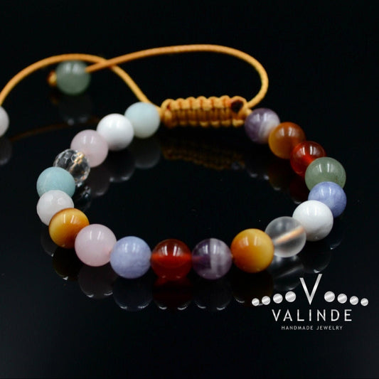 Women's Multicolor Beads Bracelet Tiger's Eye Bracelet Quartz Bracelet Gift for Woman Adjustable Bracelet Crystal Bracelet Gemstone Bracelet - Shamballa Bracelet - Birthstone Bracelet - Gemstone Bracelet Men - Chakra Bracelet - Macrame Bracelet - Healing Bracelet - Valinde - Shamballa Bracelet - Birthstone Bracelet - Gemstone Bracelet Men - Chakra Bracelet - Macrame Bracelet - Healing Bracelet - Valinde
