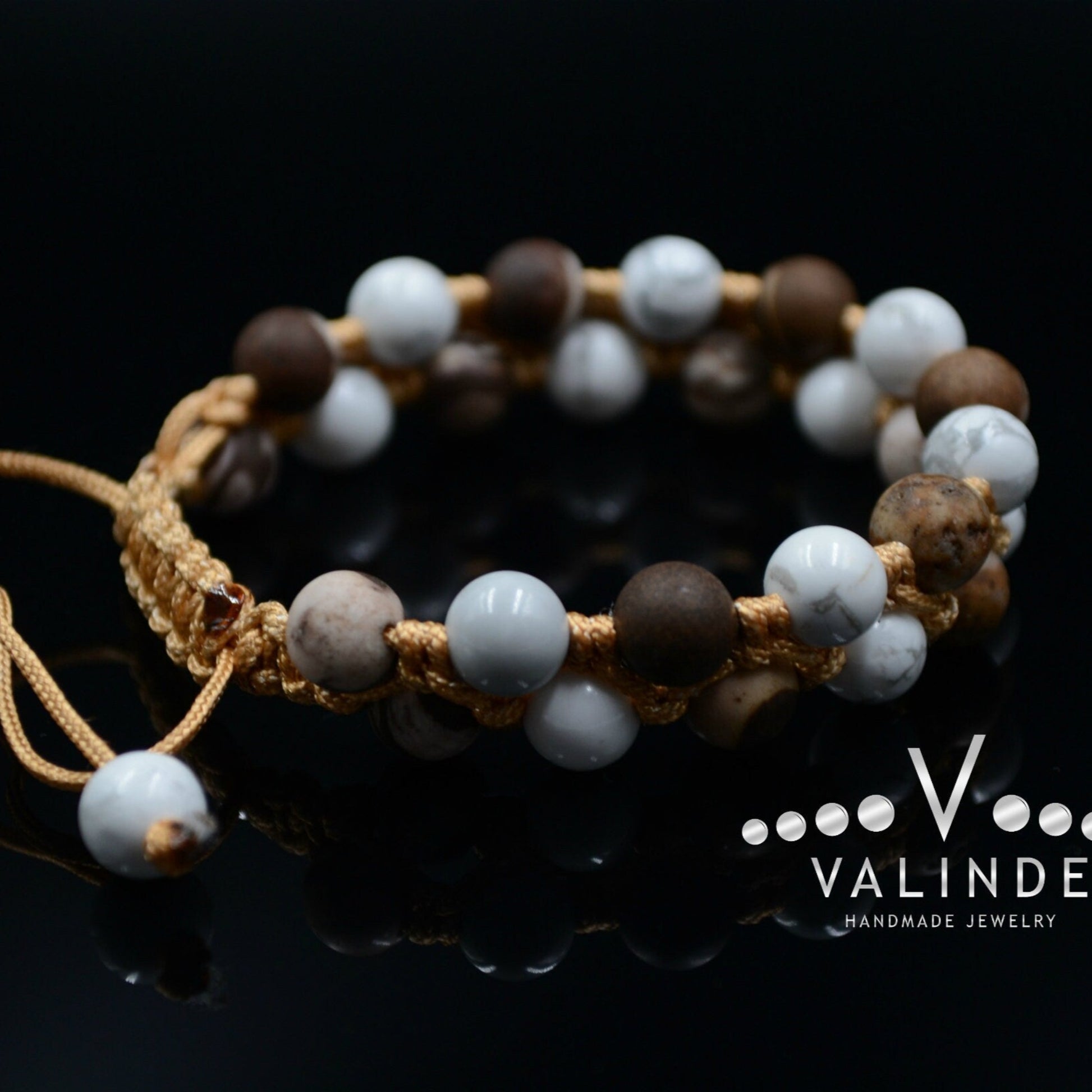 Women's Double Row Bracelet / Howlite Bracelet / Jasper Bracelet / Macrame Bracelet / Woman Bracelet / Gift for Women / Adjustable Bracelet - Shamballa Bracelet - Birthstone Bracelet - Gemstone Bracelet Men - Chakra Bracelet - Macrame Bracelet - Healing Bracelet - Valinde - Shamballa Bracelet - Birthstone Bracelet - Gemstone Bracelet Men - Chakra Bracelet - Macrame Bracelet - Healing Bracelet - Valinde
