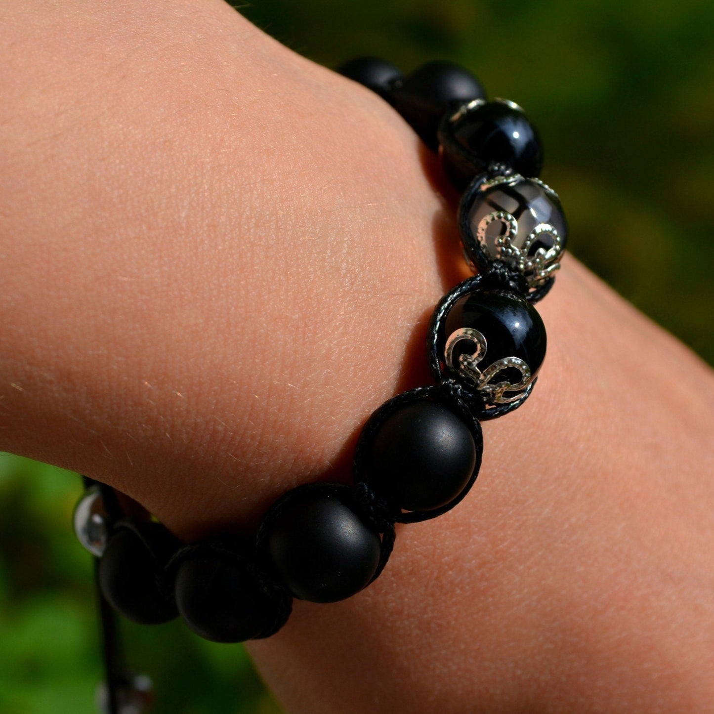 Women's Onyx Bracelet Beaded Bracelet Crystal Bracelet Gift for Her Agate Bracelet Gemstone Bracelet Birthday Gift Macrame Bracelet - Shamballa Bracelet - Birthstone Bracelet - Gemstone Bracelet Men - Chakra Bracelet - Macrame Bracelet - Healing Bracelet - Valinde - Shamballa Bracelet - Birthstone Bracelet - Gemstone Bracelet Men - Chakra Bracelet - Macrame Bracelet - Healing Bracelet - Valinde