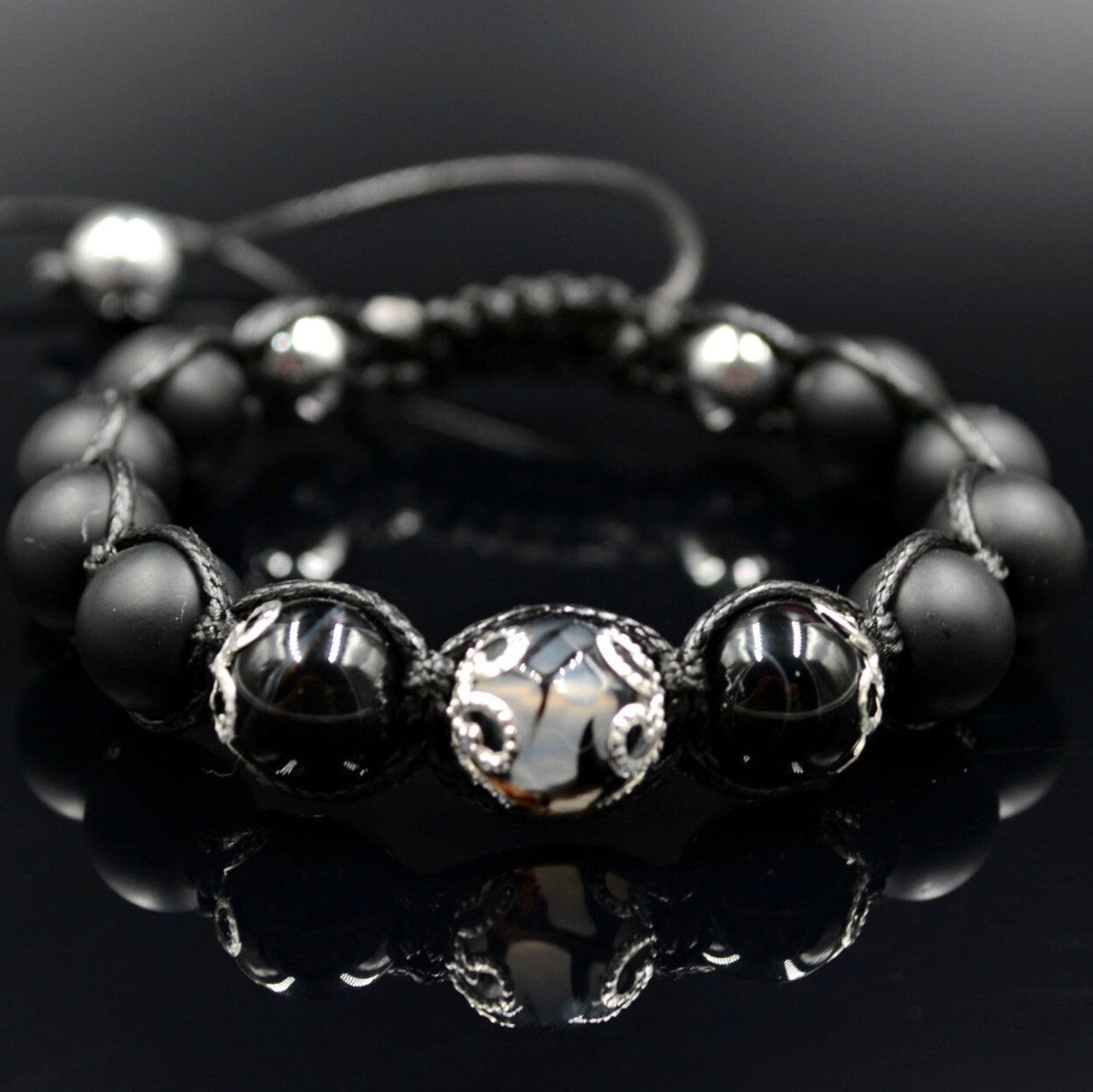 Women's Onyx Bracelet Beaded Bracelet Crystal Bracelet Gift for Her Agate Bracelet Gemstone Bracelet Birthday Gift Macrame Bracelet - Shamballa Bracelet - Birthstone Bracelet - Gemstone Bracelet Men - Chakra Bracelet - Macrame Bracelet - Healing Bracelet - Valinde - Shamballa Bracelet - Birthstone Bracelet - Gemstone Bracelet Men - Chakra Bracelet - Macrame Bracelet - Healing Bracelet - Valinde
