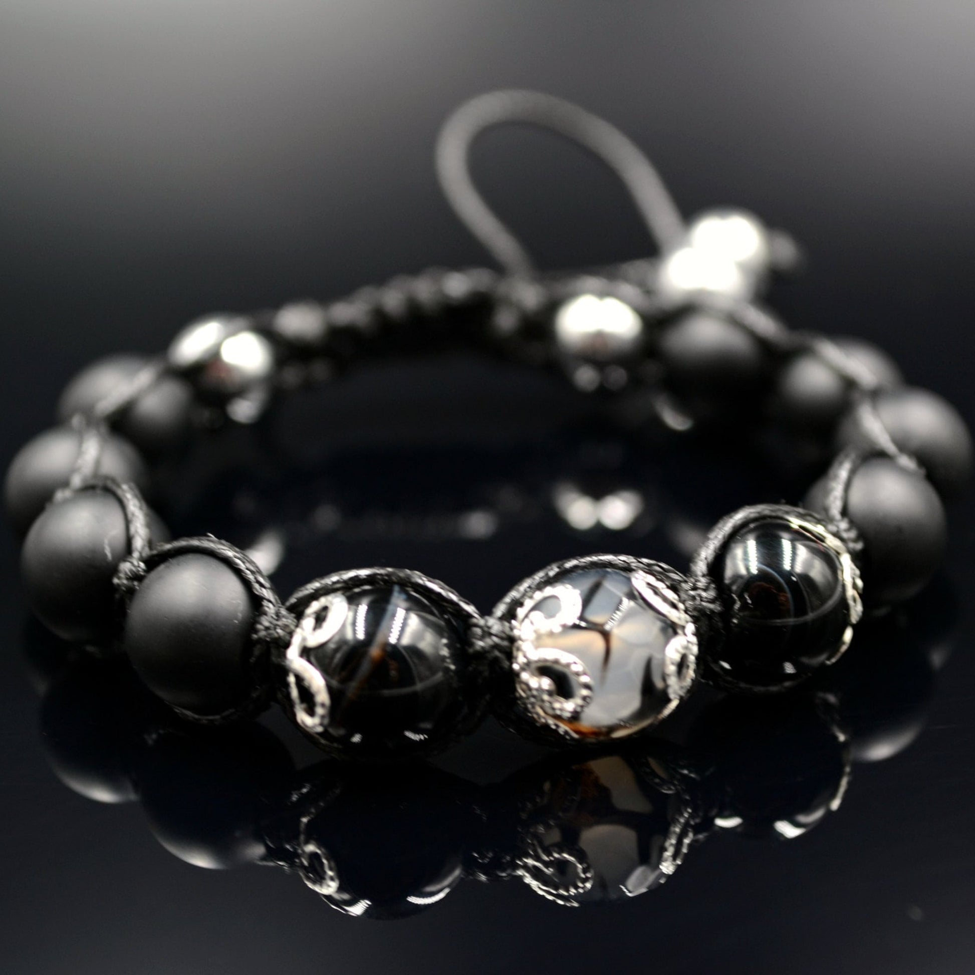 Women's Onyx Bracelet Beaded Bracelet Crystal Bracelet Gift for Her Agate Bracelet Gemstone Bracelet Birthday Gift Macrame Bracelet - Shamballa Bracelet - Birthstone Bracelet - Gemstone Bracelet Men - Chakra Bracelet - Macrame Bracelet - Healing Bracelet - Valinde - Shamballa Bracelet - Birthstone Bracelet - Gemstone Bracelet Men - Chakra Bracelet - Macrame Bracelet - Healing Bracelet - Valinde
