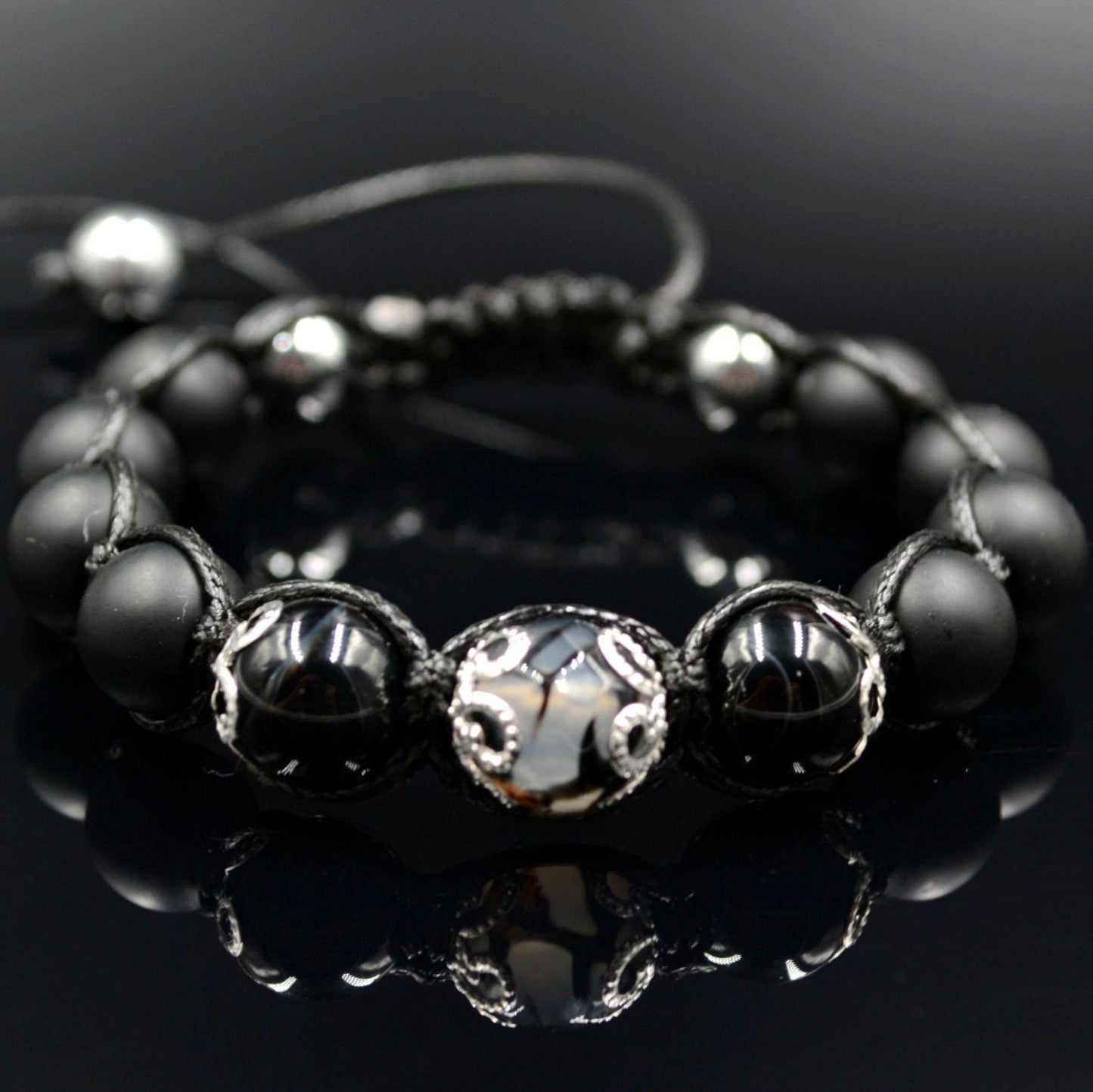 Women's Onyx Bracelet Beaded Bracelet Crystal Bracelet Gift for Her Agate Bracelet Gemstone Bracelet Birthday Gift Macrame Bracelet - Shamballa Bracelet - Birthstone Bracelet - Gemstone Bracelet Men - Chakra Bracelet - Macrame Bracelet - Healing Bracelet - Valinde - Shamballa Bracelet - Birthstone Bracelet - Gemstone Bracelet Men - Chakra Bracelet - Macrame Bracelet - Healing Bracelet - Valinde
