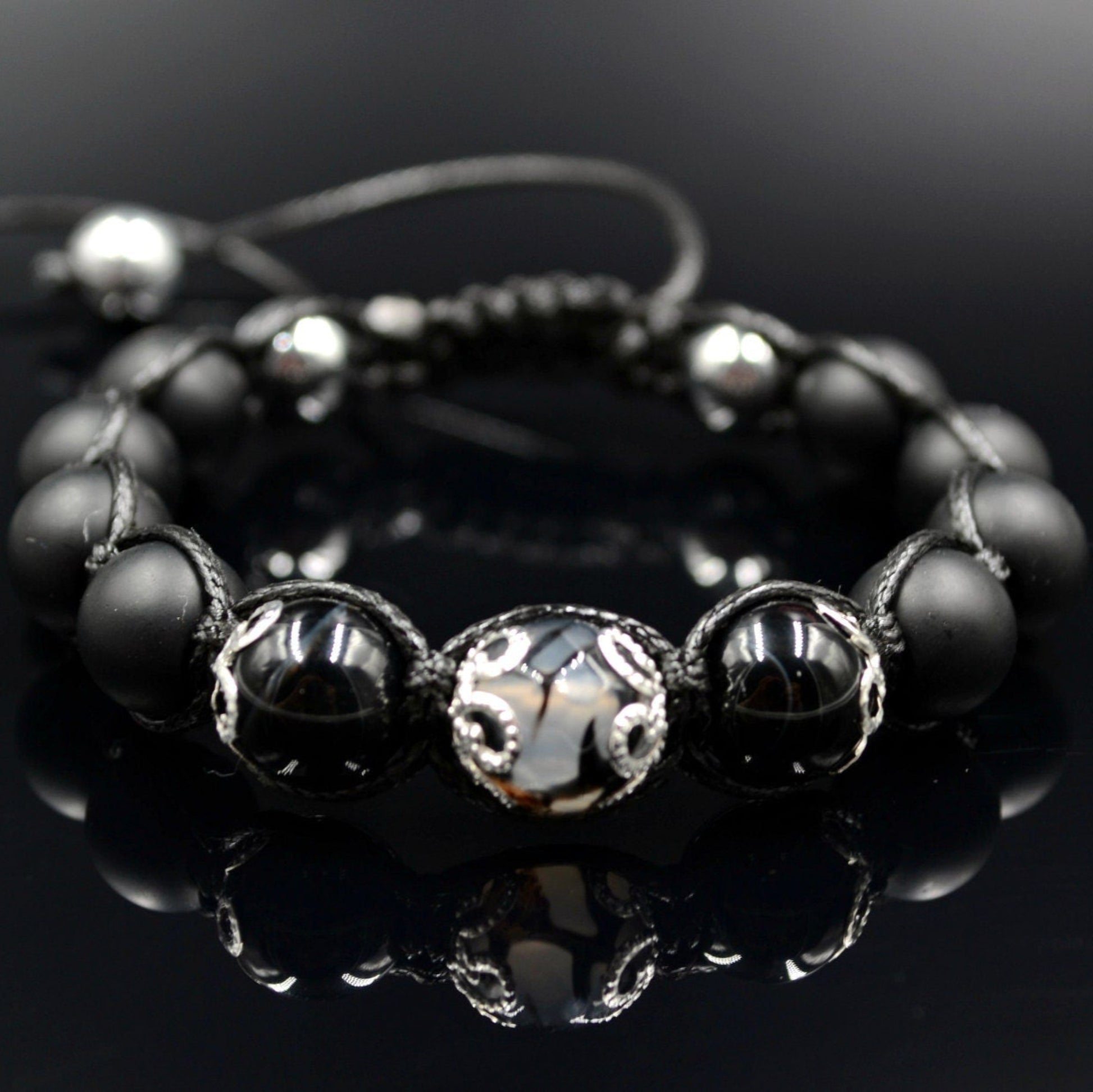 Women's Onyx Bracelet Beaded Bracelet Crystal Bracelet Gift for Her Agate Bracelet Gemstone Bracelet Birthday Gift Macrame Bracelet - Shamballa Bracelet - Birthstone Bracelet - Gemstone Bracelet Men - Chakra Bracelet - Macrame Bracelet - Healing Bracelet - Valinde - Shamballa Bracelet - Birthstone Bracelet - Gemstone Bracelet Men - Chakra Bracelet - Macrame Bracelet - Healing Bracelet - Valinde
