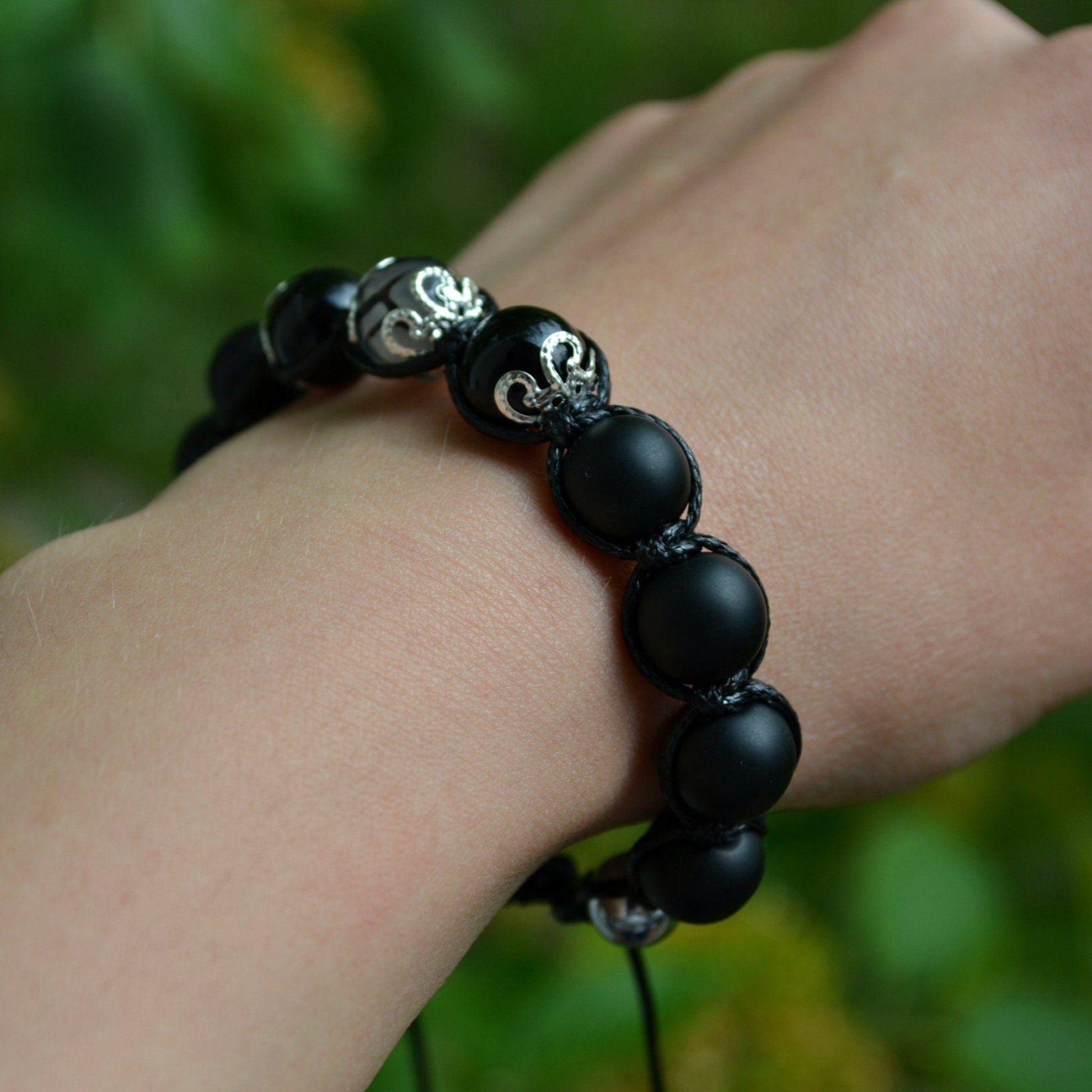 Women's Onyx Bracelet Beaded Bracelet Crystal Bracelet Gift for Her Agate Bracelet Gemstone Bracelet Birthday Gift Macrame Bracelet - Shamballa Bracelet - Birthstone Bracelet - Gemstone Bracelet Men - Chakra Bracelet - Macrame Bracelet - Healing Bracelet - Valinde - Shamballa Bracelet - Birthstone Bracelet - Gemstone Bracelet Men - Chakra Bracelet - Macrame Bracelet - Healing Bracelet - Valinde
