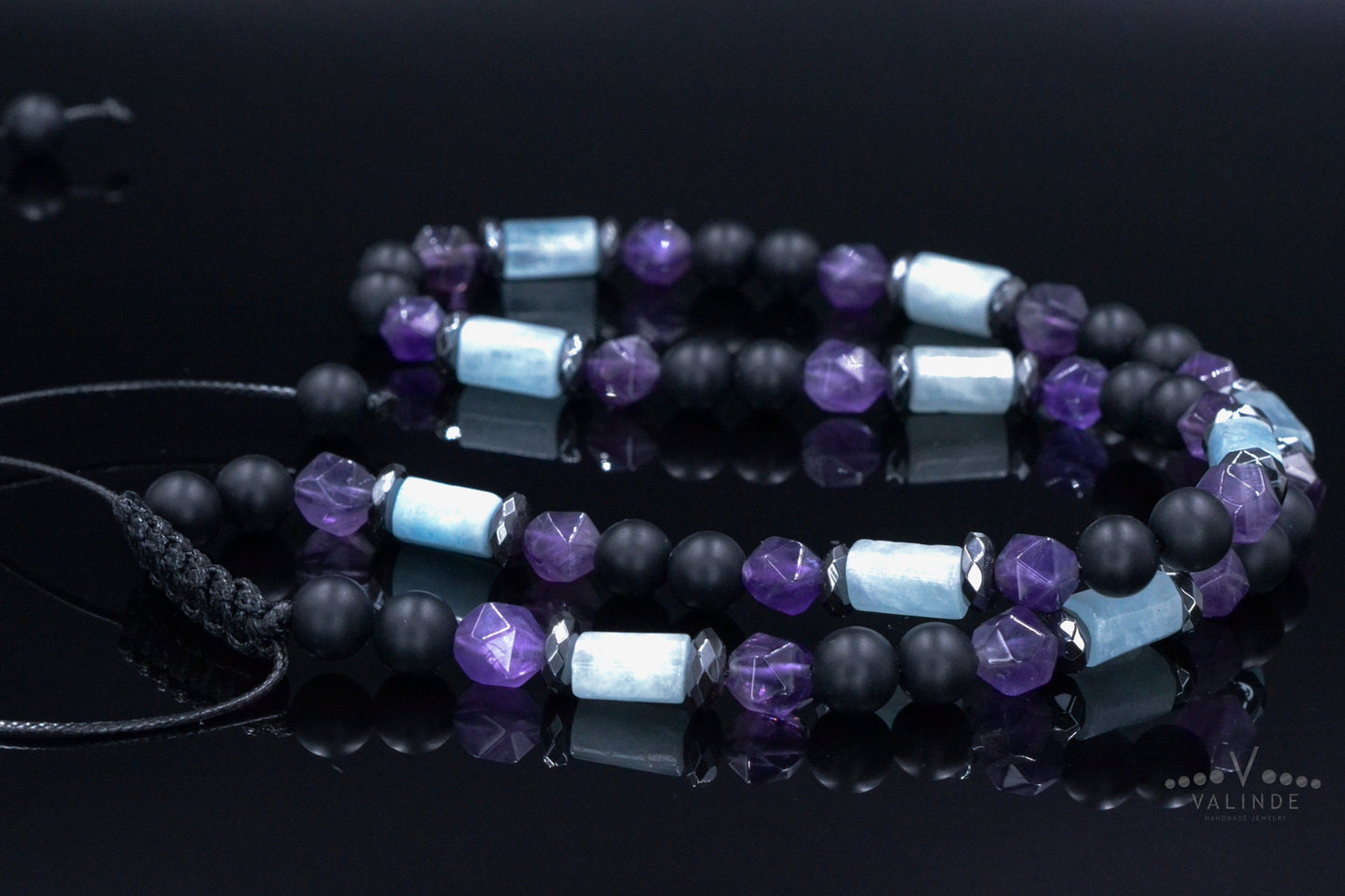 Men's Jasper Necklace Short Crystal Beaded Necklace for Men Gift for Men Rutilated Quartz & Hematite Necklace Christmas Gift for MenMen's Aquamarine Necklace / Amethyst Crystal Necklace / Short Beaded Necklace / Gift for Men / Onyx Necklace / Birthstone Necklace   - Shamballa Necklace - Birthstone Necklace - Gemstone Necklace Men - Chakra Necklace - Macrame Necklace  - Healing Necklace - Valinde

