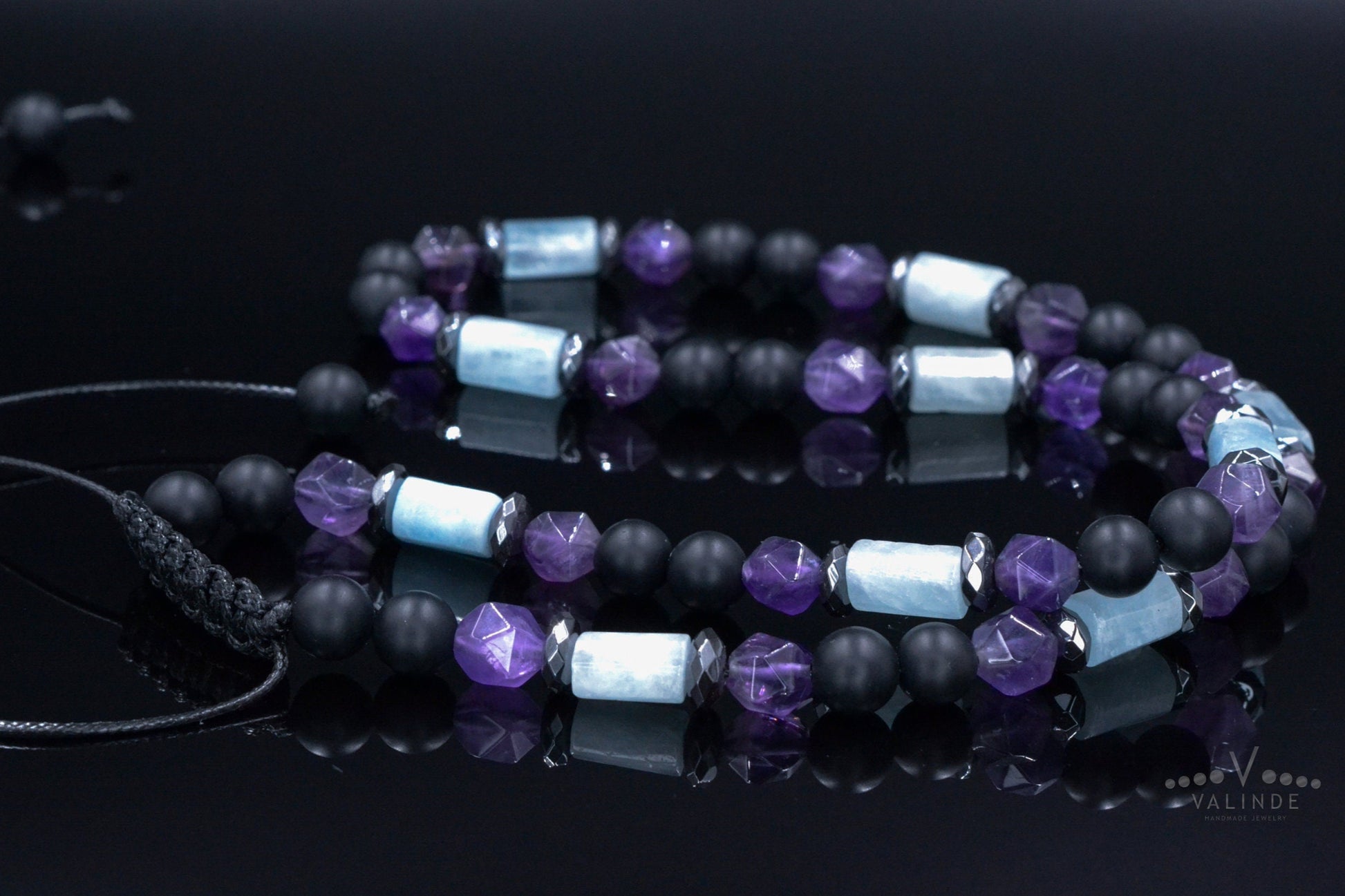 Men's Jasper Necklace Short Crystal Beaded Necklace for Men Gift for Men Rutilated Quartz & Hematite Necklace Christmas Gift for MenMen's Aquamarine Necklace / Amethyst Crystal Necklace / Short Beaded Necklace / Gift for Men / Onyx Necklace / Birthstone Necklace   - Shamballa Necklace - Birthstone Necklace - Gemstone Necklace Men - Chakra Necklace - Macrame Necklace  - Healing Necklace - Valinde
