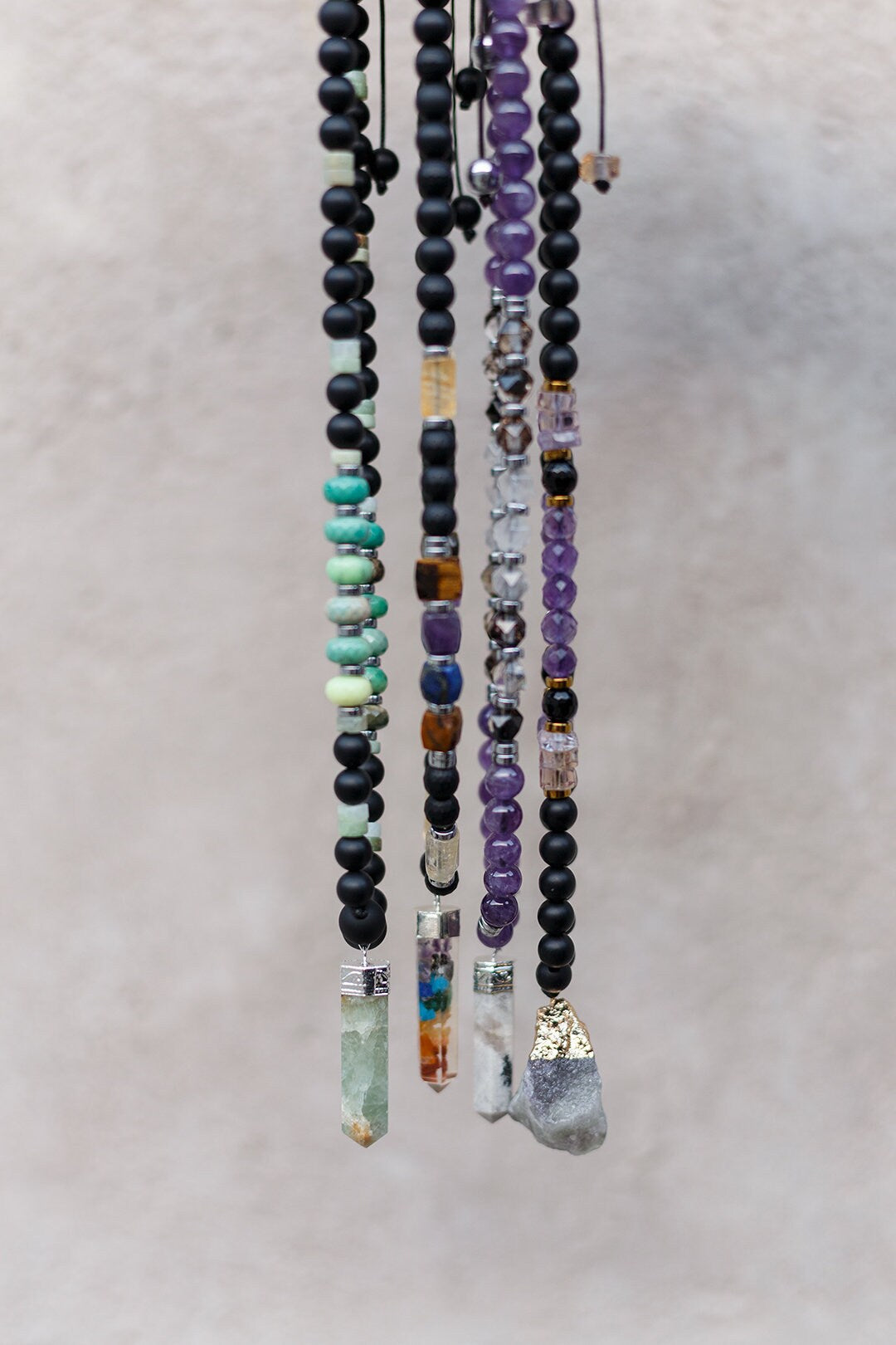 Men's Green Jade Necklace - Jade Stone Long Necklace - Black Onyx Necklace - Gift for Men - Adjustable Crystal Necklace for Men - Men's Gift - Shamballa Necklace - Birthstone Necklace - Gemstone Necklace Men - Chakra Necklace - Macrame Necklace  - Healing Necklace - Valinde - Shamballa Necklace - Birthstone Necklace - Gemstone Necklace Men - Chakra Necklace - Macrame Necklace  - Healing Necklace - Valinde
