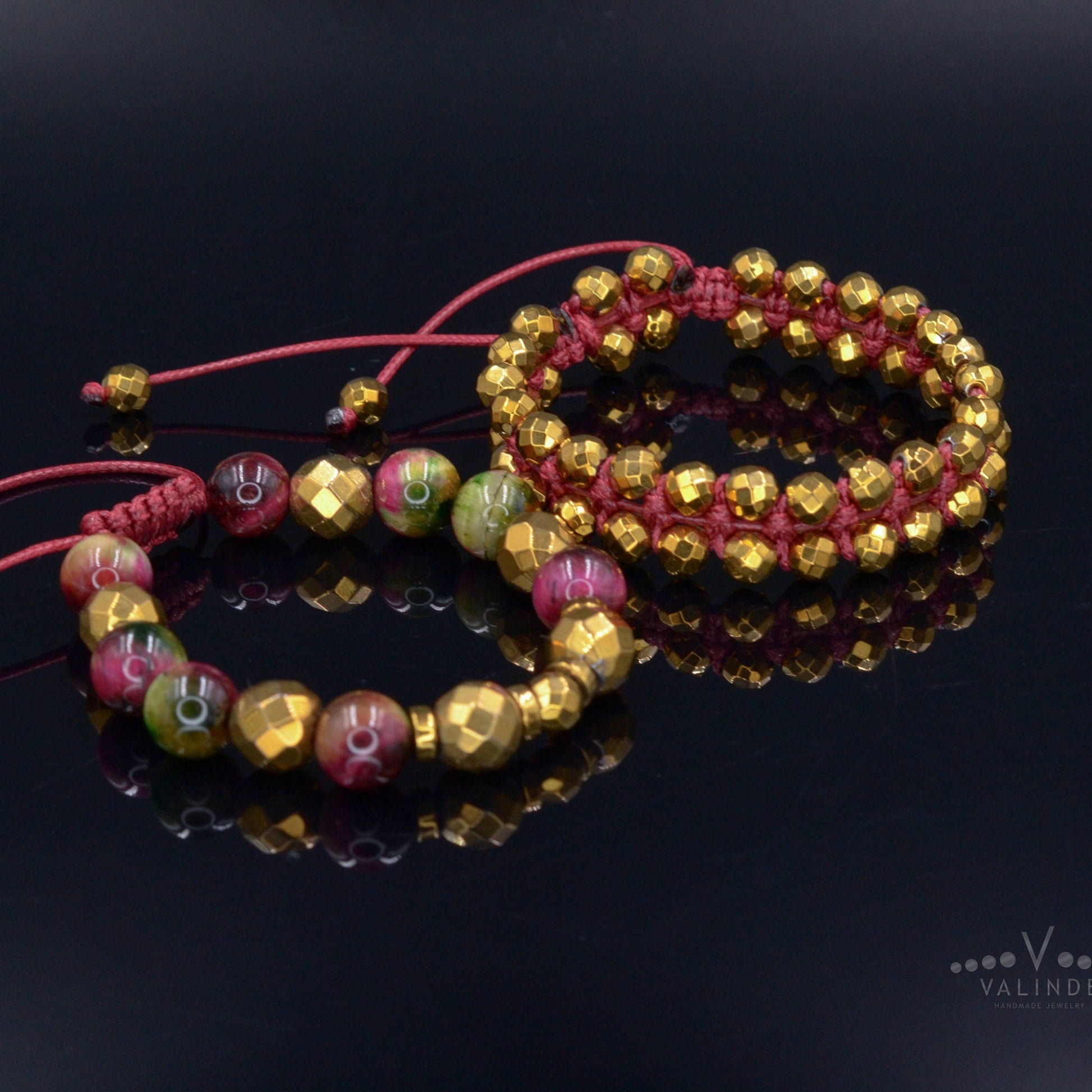 Women's Hematite & Tiger's Eye Beaded Bracelet Set - Double Row Bracelet - Gift for Woman - Adjustable Crystal Bracelet Set - Gift for Her - Birthstone Bracelet - Gemstone Bracelet Women - Chakra Bracelet - Macrame Bracelet - Healing Bracelet - Valinde - Shamballa Bracelet - Birthstone Bracelet - Gemstone Bracelet Women - Chakra Bracelet - Macrame Bracelet - Healing Bracelet - Valinde
