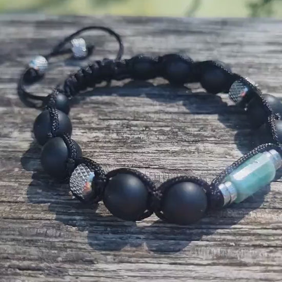 Men Amazonite Bead Bracelet - Black Onyx Adjustable Bracelet - Steel Beaded Bracelet - Gift for Men - Macrame Bracelet - Onyx Bracelet - Shamballa Bracelet - Birthstone Bracelet - Gemstone Bracelet Men - Chakra Bracelet - Macrame Bracelet - Healing Bracelet - Valinde - Shamballa Bracelet - Birthstone Bracelet - Gemstone Bracelet Men - Chakra Bracelet - Macrame Bracelet - Healing Bracelet - Valinde
