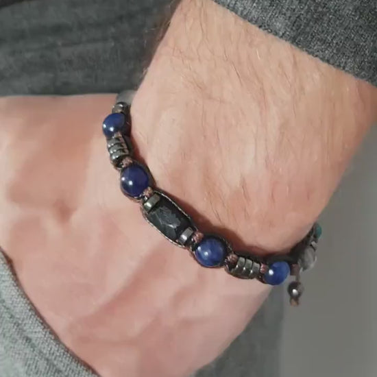 Men's Blue Kyanite Bracelet Black Tourmaline Bead Bracelet Gift for Men Apatite and Labradorite Bracelet Crystal Bracelet Luxury Gift - Shamballa Bracelet - Birthstone Bracelet - Gemstone Bracelet Men - Chakra Bracelet - Macrame Bracelet - Healing Bracelet - Valinde - Shamballa Bracelet - Birthstone Bracelet - Gemstone Bracelet Men - Chakra Bracelet - Macrame Bracelet - Healing Bracelet - Valinde
